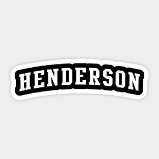 Henderson Sticker